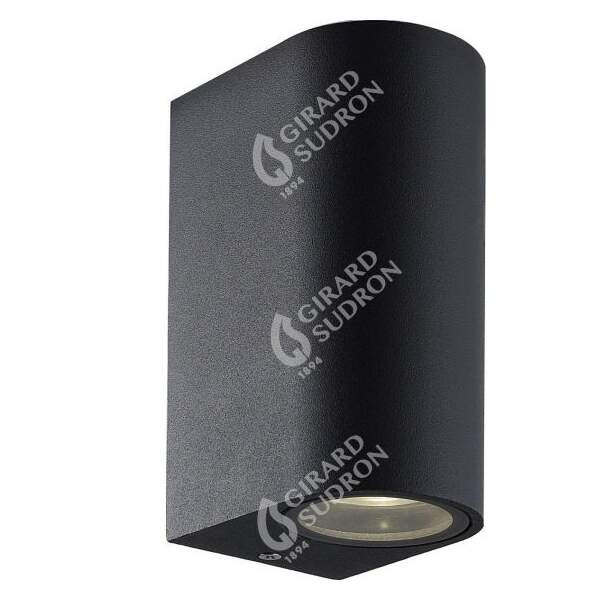 Girard sudron capella - applique murale vers le haut et le bas 68x93x150 gu10 2x11w max noir