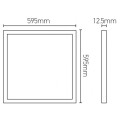 Girard sudron kamet - ecowatts - dalle led ip 65 600x600 36w 4000k 3200lm 120° blanc