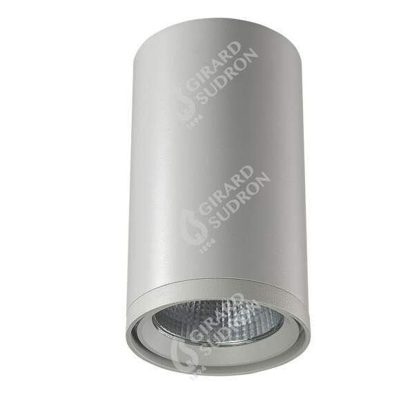 Girard sudron pandore - spot de surface led Ø85x150 10w 3000k 800lm 20° blanc