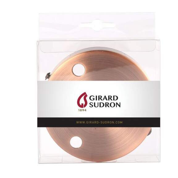 Girard sudron plafonnier acier cuivre trois sorties