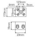 Girard sudron domino 2 bornes 23 x 17,5 x 15 mm section 2,5mm2 380v