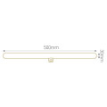 Tube Latéral S14D Filament LED 12 W 2200 K 500 mm Girard Sudron