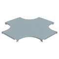 Couvercle pour croix pour chemins de câbles tôle p31 m/f - largeur 300mm - finition gs