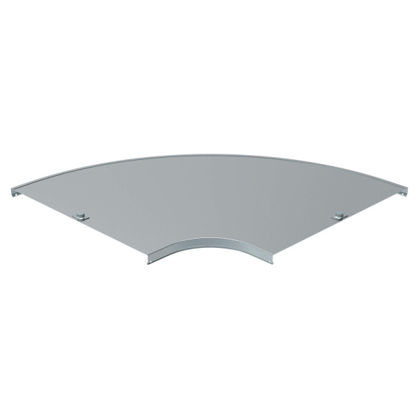 Couvercle pour coude 90 degrés pour chemins de câbles tôle p31 m/f - largeur 500mm - finition gs