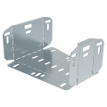 Coude 15 degrés avec fond plein pour chemins de câbles tôle p31 m/f - hauteur 100mm et largeur 200mm - finition gs