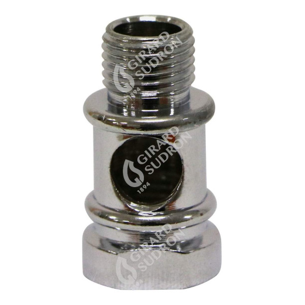 Raccord Sortie Fil Mâle et Femelle Chrome M10 Girard Sudron