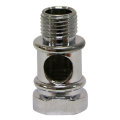 Raccord Sortie Fil Mâle et Femelle Chrome M10 Girard Sudron