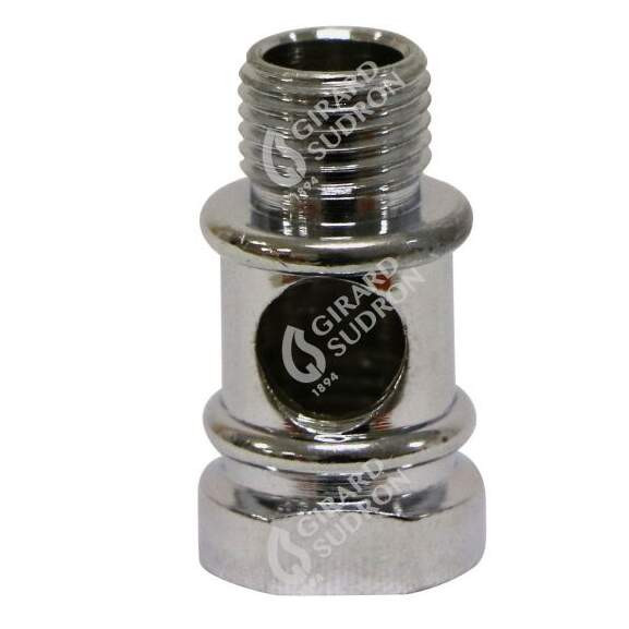 Raccord Sortie Fil Mâle et Femelle Chrome M10 Girard Sudron