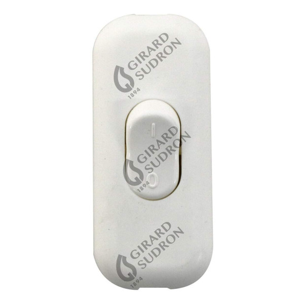 Interrupteur Bipolaire Blanc 2 A 250 V Girard Sudron
