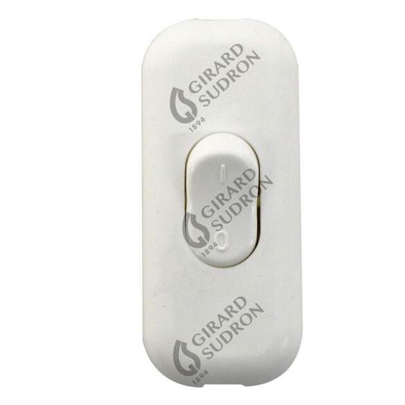Interrupteur Bipolaire Blanc 2 A 250 V Girard Sudron