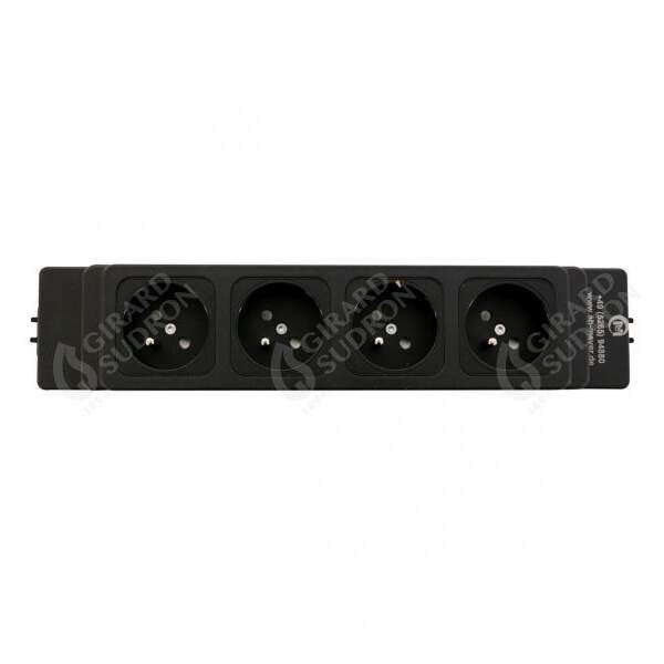 Girard sudron bloc multiprises 4 prises noir