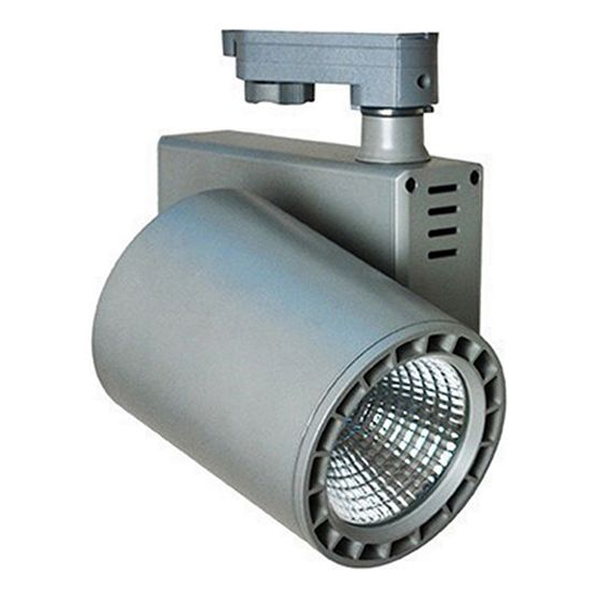 Girard sudron jacinto - projecteur sur rail led Ø99 x 148 35w 3000k 2975lm 36° gris