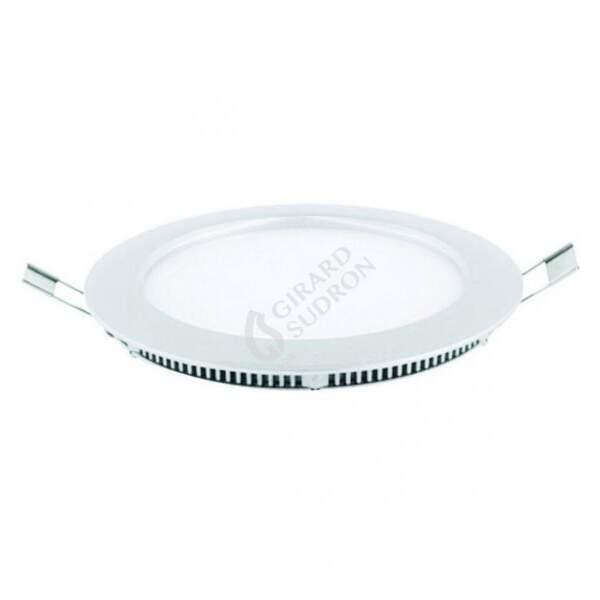 Girard sudron kili - luminaire encastré led Ø240x19 enc.Ø225 18w 3000k 1550lm 120° blanc