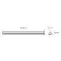Girard sudron carmel - tube led intégrée 1510x35x31 25w 3000k 2850lm 150° dépoli