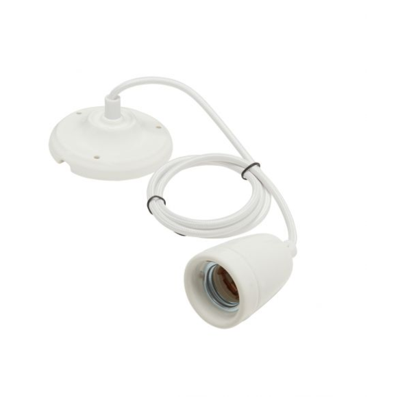 Girard sudron monture ceramique douille e27 blanche