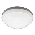 Girard sudron luna - plafonnier led Ø300x90 16w 4000k 1280lm 160° blanc avec détecteur de présence