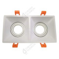 Girard sudron encastr. 205*105mm cut.195*95mm blanc pour module downlight à visser 10w