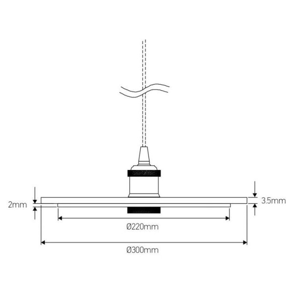 Girard sudron disque blanc et noir pour suspensions