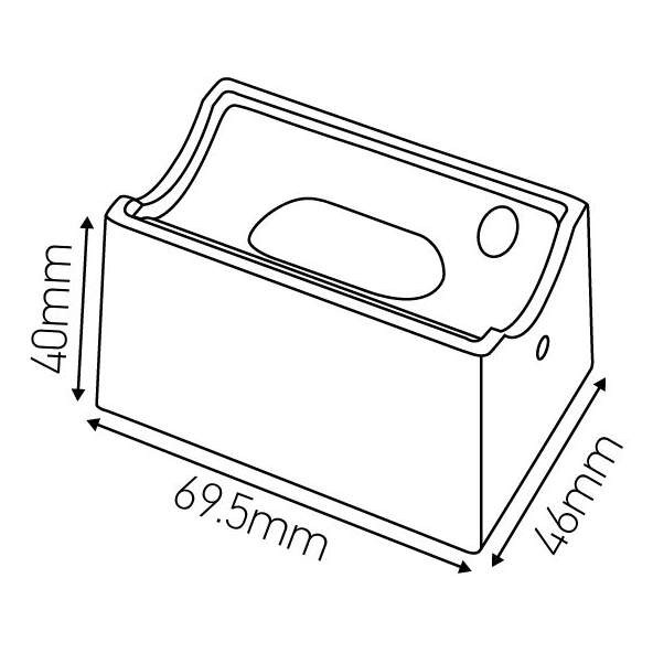 Girard sudron douille lineaire s14d  coiffe métal chromé