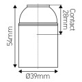 Douille Lisse Blanche Montée E27 Girard Sudron