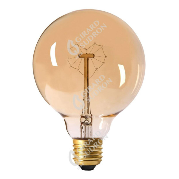 Girard sudron globe filament métallique "cœur" 24w e27 2000k ambre - Girard Sudron - 24004