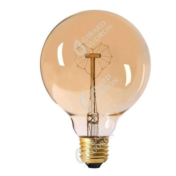 Girard sudron globe filament métallique "cœur" 24w e27 2000k ambre - Girard Sudron - 24004