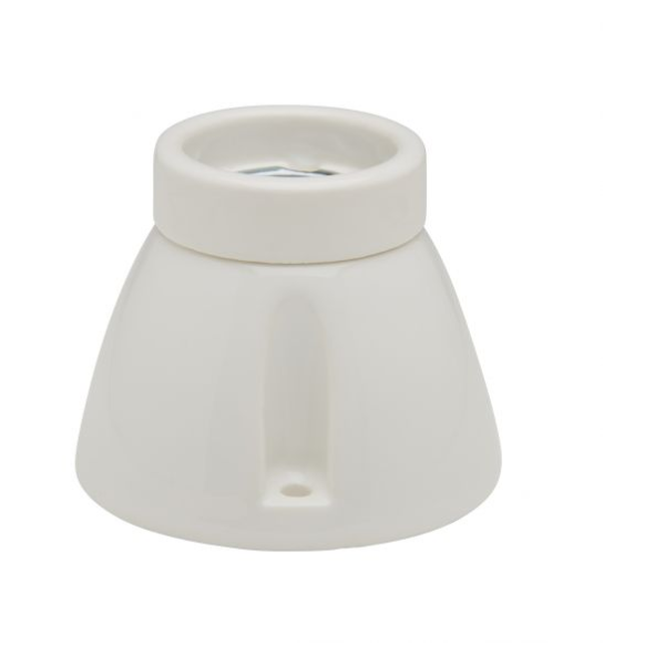Girard sudron applique porcelaine e27 conique blanc