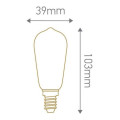 Ampoule à Filament LED Ambrée 1 W E14 2500 K 105 lm Mini Edison Girard Sudron