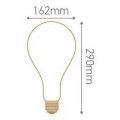 Girard sudron big bulbs led filament spiral 15976 dimmable 6w 300lm 2000k switch ic dim