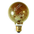 Girard sudron globe g95 filament led twisted 4w e27 2000k 200lm dim. smoky