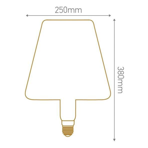 Girard sudron ampoule pyramidale filament led e27