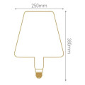 Girard sudron ampoule pyramidale filament led e27