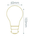 Girard sudron standard a60 filament led 7w b22 2700k 806lm milky