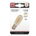 Girard sudron refrigerator lamp tube incan. 15w ba15d 2750k 110lm