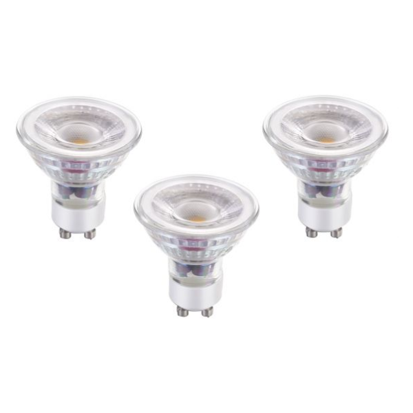 Girard sudron ecowatts - lot de 3 spots gu10 4,5w 3000k 36° - nacré effet dichroique