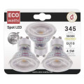 Girard sudron ecowatts - lot de 3 spots gu10 4,5w 3000k 36° - nacré effet dichroique