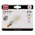 Girard sudron ecowatts -ampoule filament flamme cv led 5w e14 2700k blister