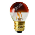 Girard sudron sphérique g45 filament led "calotte bronze" 4w e27 2700k 350lm dim.