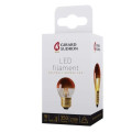 Girard sudron sphérique g45 filament led "calotte bronze" 4w e27 2700k 350lm dim.