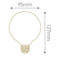 Girard sudron globe d95 led 330° 12w e27 2700k 1000lm