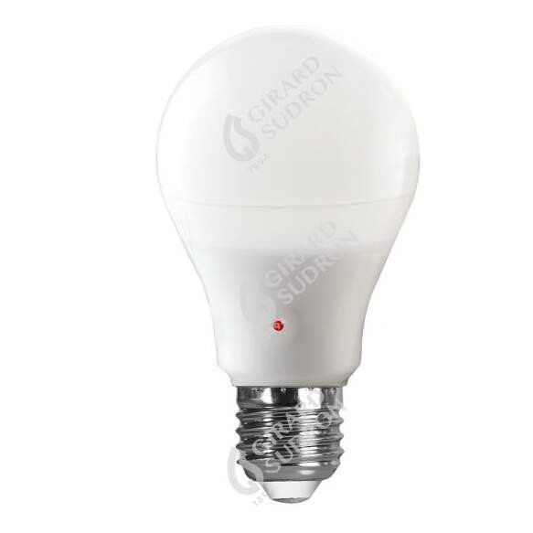 Girard sudron standard a65 led 330° 12w e27 2700k 1000lm capteur nocturne
