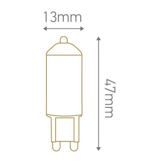 Girard sudron pépite led g9 effet halogène 2w 200lm 3000k