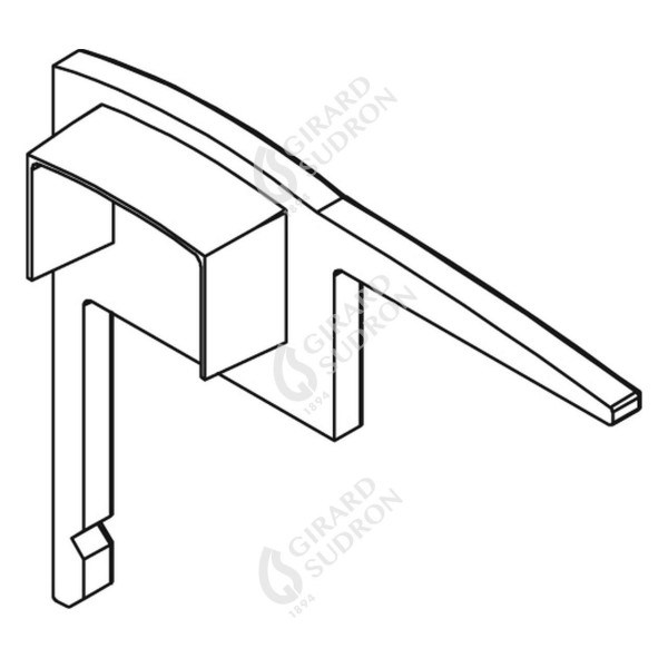 Girard sudron embouts pour profile aluminium 36.3x31.1