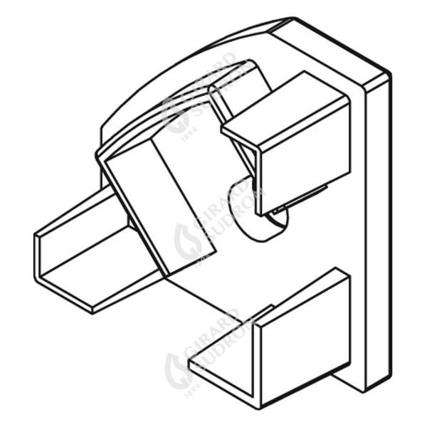 Girard sudron embouts pour profile aluminium d’angle 90-45° 18.5x18.5