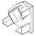 Girard sudron embouts pour profile aluminium d’angle 90-45° 18.5x18.5