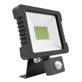 Girard sudron yonna - projecteur led ip 65 148x197x29 20w 4000k 1520lm 110° noir pir