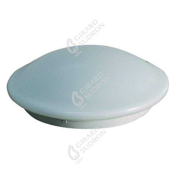Girard sudron dome - plafonnier led Ø350x115 18w 3000k 1400lm 120° blanc