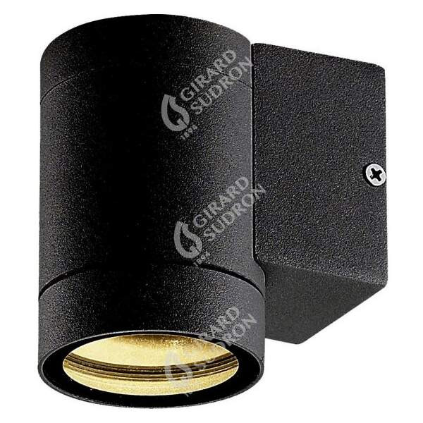 Girard sudron capella - applique murale vers le bas Ø65x100 gu10 11w max. noir