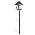 Girard sudron classic - eclairage public led ip65 425x425x816 60w 3000k 4502lm 85-135° noir