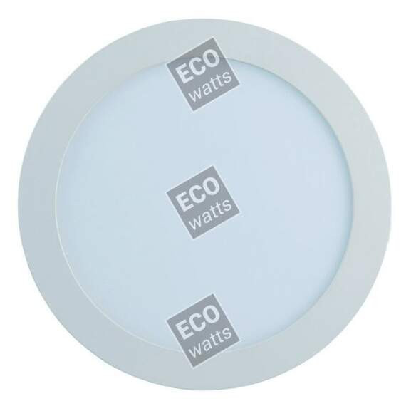 Girard sudron kili - ecowatts - luminaire encastré led Ø225x25 enc.Ø207 18w 3000k 1260lm 110° blanc